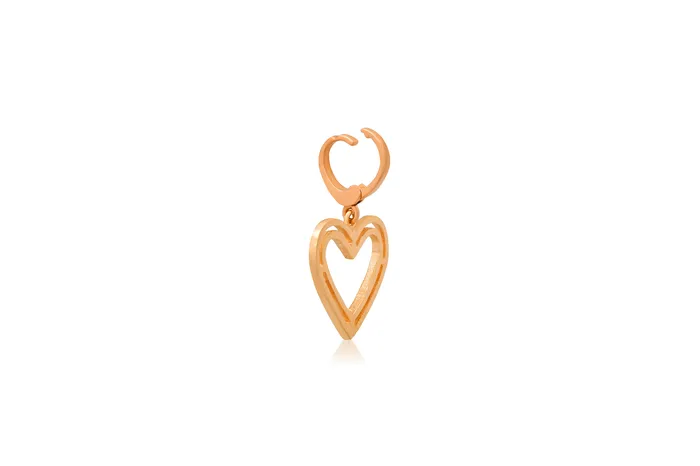 Charm Necklaces Shylee Rose Jewelry Outline Heart Charm