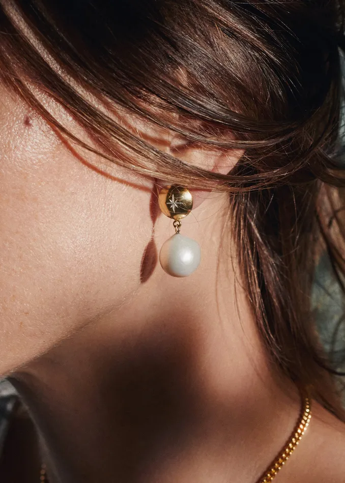 Earrings I Z A J E W E L R Y Siren Earrings gold Earrings I Z A J E W E L R Y Siren Earrings gold