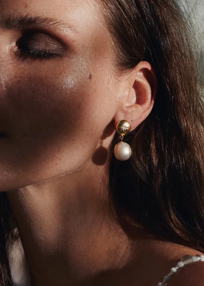 Earrings I Z A J E W E L R Y Siren Earrings gold Earrings I Z A J E W E L R Y Siren Earrings gold