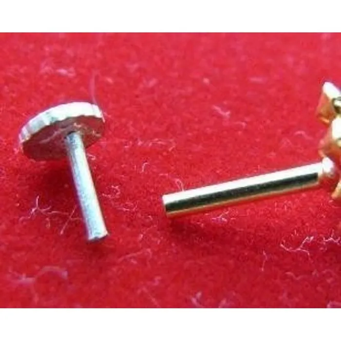 Earrings Indian Style Designer Red CZ Body Piercing Jewelry Nose stud Pin Solid Real 14k Yellow Gold Karizma Jewels Earrings Indian Style Designer Red CZ Body Piercing Jewelry Nose stud Pin Solid Real 14k Yellow Gold Karizma Jewels
