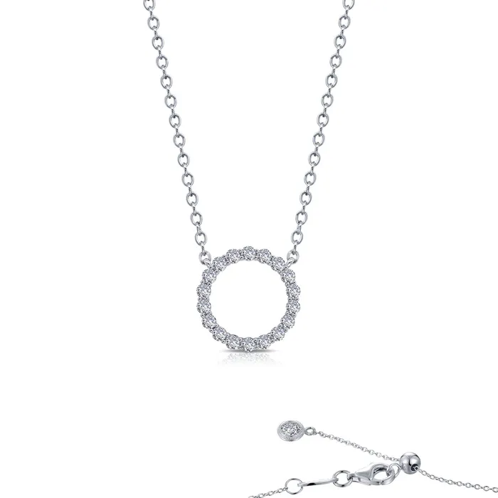 Lafonn Necklaces 063 CTW Open Circle Necklace