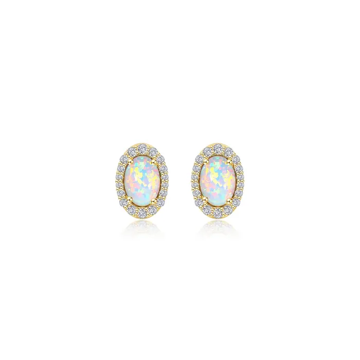 Lafonn Vintage Inspired Oval Stud Earrings Earrings