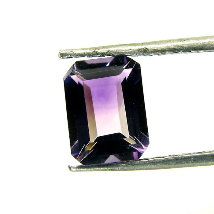 Purple Amethyst Gemstone 13Ct Emerald Cut Shinny Karizma Jewels Earrings