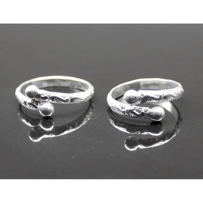 Real Sterling Silver Toe Rings Indian Handmade bichia Pair foot ring Karizma Jewels Rings Real Sterling Silver Toe Rings Indian Handmade bichia Pair foot ring Karizma Jewels Rings