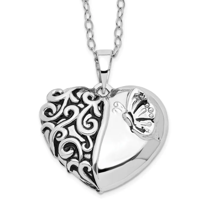 Sterling Silver Antiqued One More Day Ash Holder 18in NecklaceWBCQSX703 WB Choice Jewelry Necklaces Sterling Silver Antiqued One More Day Ash Holder 18in NecklaceWBCQSX703 WB Choice Jewelry Necklaces