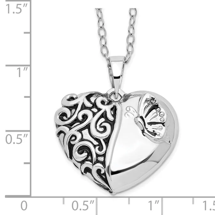 Sterling Silver Antiqued One More Day Ash Holder 18in NecklaceWBCQSX703 WB Choice Jewelry Necklaces Sterling Silver Antiqued One More Day Ash Holder 18in NecklaceWBCQSX703 WB Choice Jewelry Necklaces