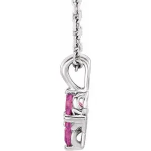 WB Choice Jewelry Necklaces Platinum Youth Pink Tourmaline 1618 Necklace86694739PSTWBC WB Choice Jewelry Necklaces Platinum Youth Pink Tourmaline 1618 Necklace86694739PSTWBC