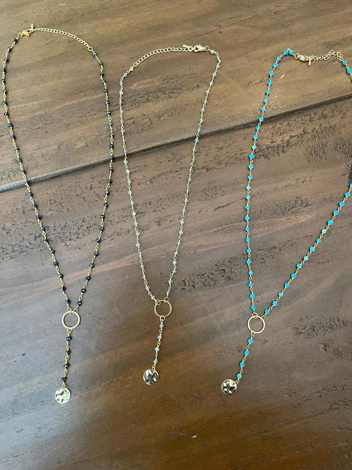 bubs sass Necklaces rosary lariat necklace