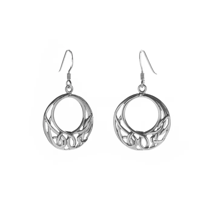 Celtic Knot Silver Earrings Killarney celtic jewelry Earrings