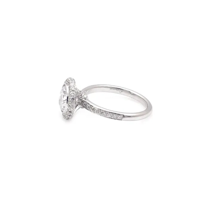 Cherie Dori Rings Double Halo Round Ring Cherie Dori Rings Double Halo Round Ring