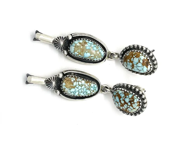 Earrings Number 8 Turquoise Earrings Jeanette Dale