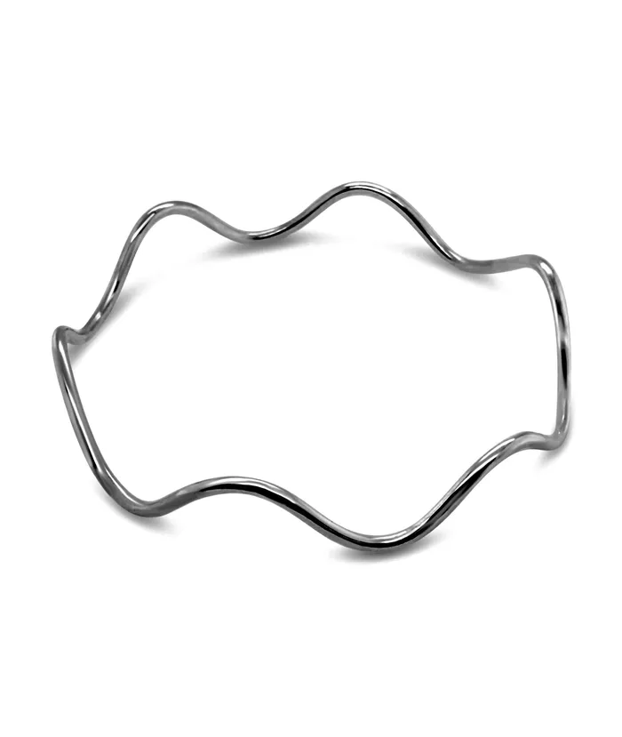 Ebb and Flow Bangle in Sterling Silver Stormy patina Shannon Russell Jewelry Rings Ebb and Flow Bangle in Sterling Silver Stormy patina Shannon Russell Jewelry Rings