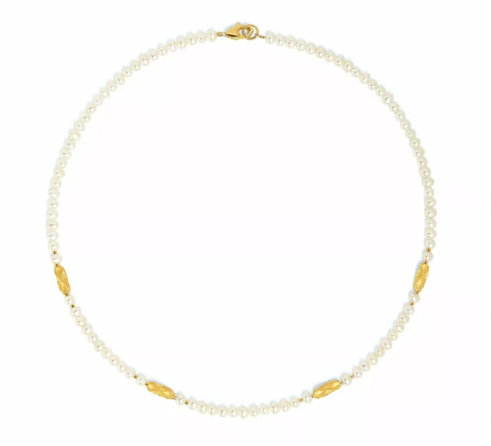 Freshwater Pearl Inquatro Necklace Bernd Wolf Necklaces