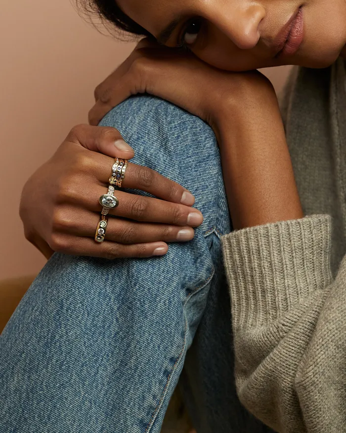 Gemma II Ring Multi Marlo Laz Rings Gemma II Ring Multi Marlo Laz Rings