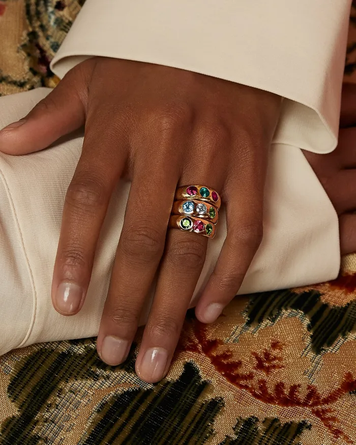 Gemma II Ring Multi Marlo Laz Rings Gemma II Ring Multi Marlo Laz Rings