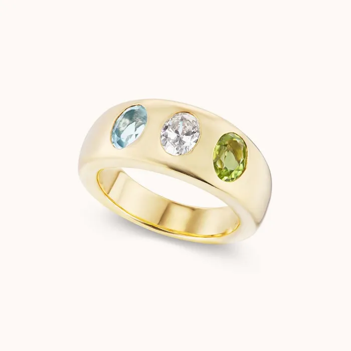 Gemma II Ring Multi Marlo Laz Rings Gemma II Ring Multi Marlo Laz Rings