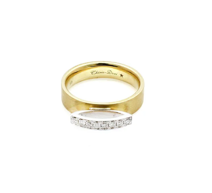 Gold Arc Ring Cherie Dori Rings
