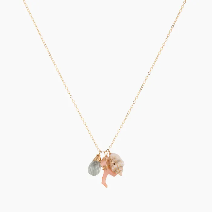 Kailani Shell Necklace misha hawaii Necklaces