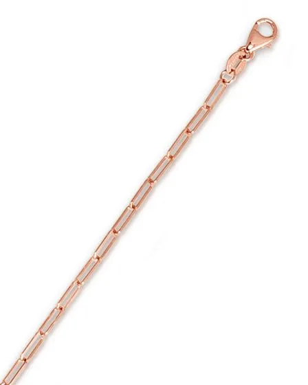 Paperclip Necklace 21 mm Battisti Jewelers Necklaces