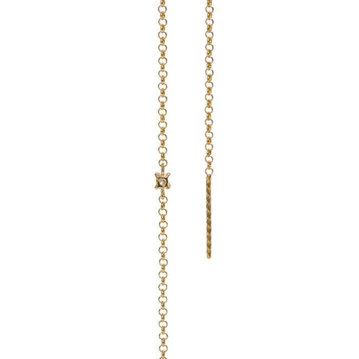 PRMAL Earrings Middle Chain Diamond Earring
