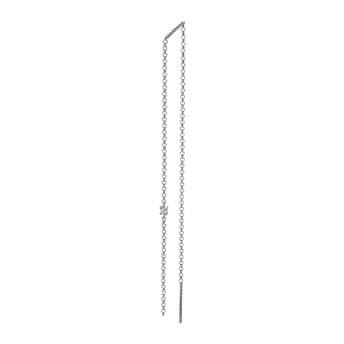 PRMAL Earrings Middle Chain Diamond Earring