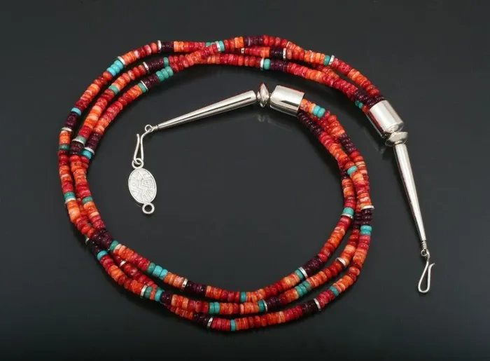 Ray Tracey 3 Strand Multi Bead Necklace Necklaces