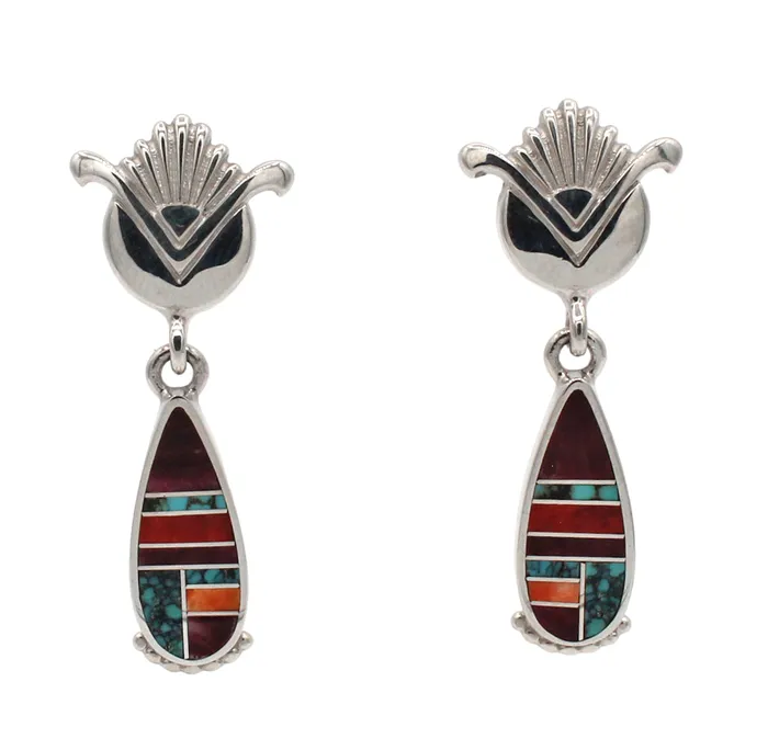 Ray Tracey Earrings Sunburst Teardrop Earrings