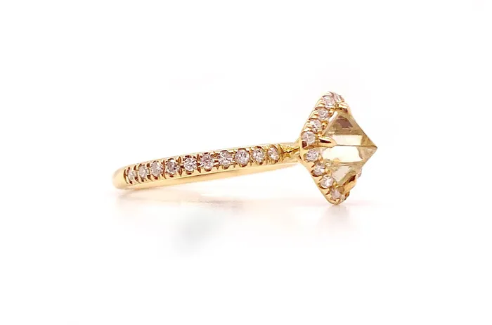 Rings Albert Hern Ring 18kt Yellow Gold Rough Diamond