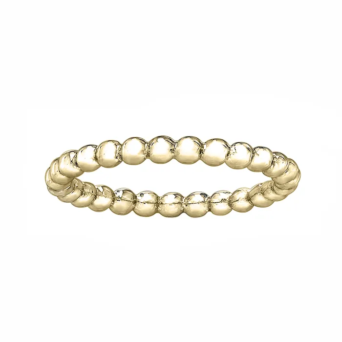 10kt Yellow Gold Spheres Stackable Band Chi Chi Designs Rings