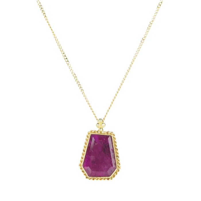 Amali 18k Ruby Pendant Necklace Necklaces