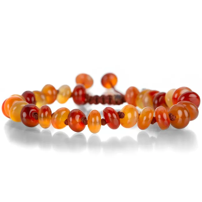 Bracelets Joseph Brooks 8mm Smooth Agate Carnelian Bracelet