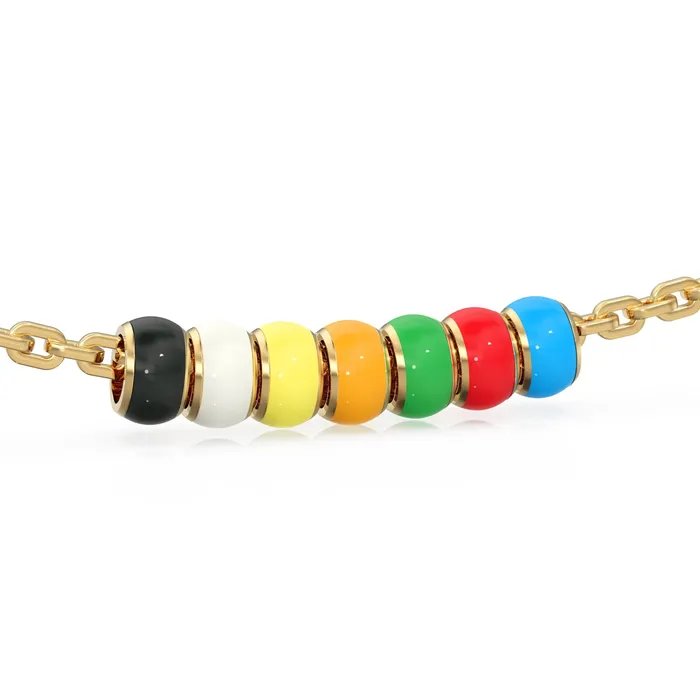 Jalvi Co Charm Necklaces Enamel 14K Large Hole Solid Italian Gold Blue Tanzanite Rondels Charm Roundel Multicolor Enamel Enhancer Charm European Rondelle Jalvi Co Charm Necklaces Enamel 14K Large Hole Solid Italian Gold Blue Tanzanite Rondels Charm Roundel Multicolor Enamel Enhancer Charm European Rondelle