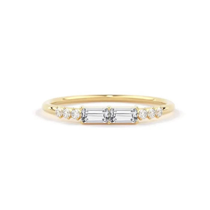 Jalvi Co Rings Baguette Ring 14k Gold Baguette Diamond Stacking Ring Rose Gold Baguette Ring Minimalist Baguette Ring Double Baguette Ring Jalvi Co Rings Baguette Ring 14k Gold Baguette Diamond Stacking Ring Rose Gold Baguette Ring Minimalist Baguette Ring Double Baguette Ring