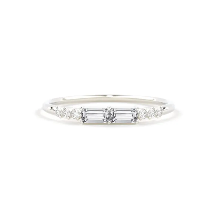 Jalvi Co Rings Baguette Ring 14k Gold Baguette Diamond Stacking Ring Rose Gold Baguette Ring Minimalist Baguette Ring Double Baguette Ring Jalvi Co Rings Baguette Ring 14k Gold Baguette Diamond Stacking Ring Rose Gold Baguette Ring Minimalist Baguette Ring Double Baguette Ring