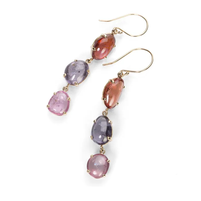 Jamie Joseph Earrings Triple Spinel Earrings