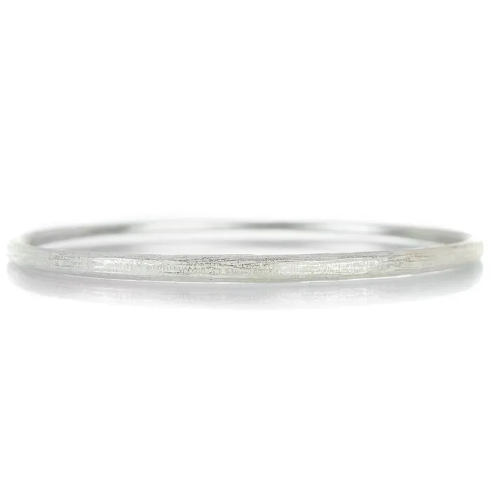 John Iversen Rings Sterling Silver Medium Oval Bangle