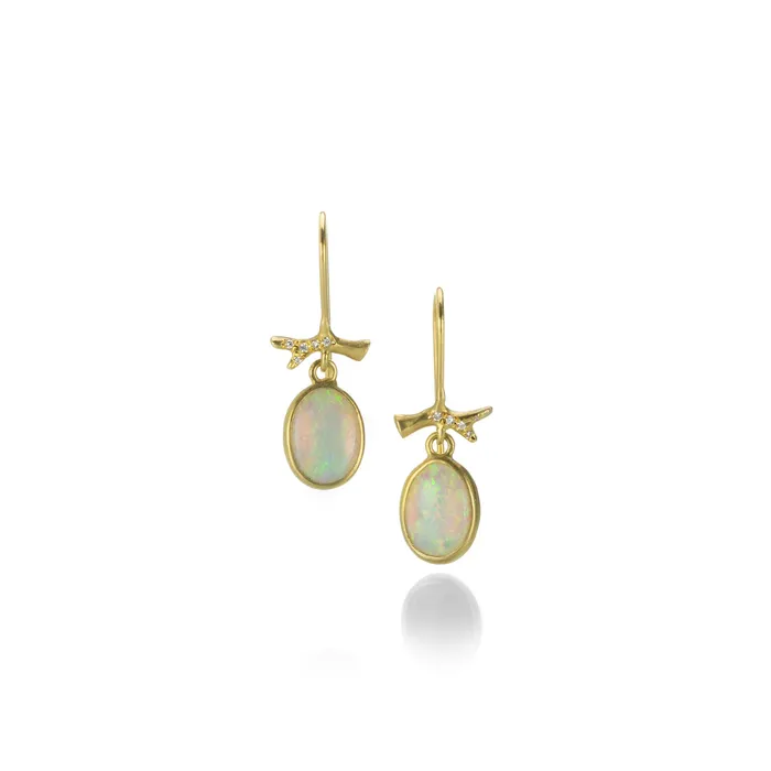 Ligtning Ridge Opal Earrings Annette Ferdinandsen Earrings