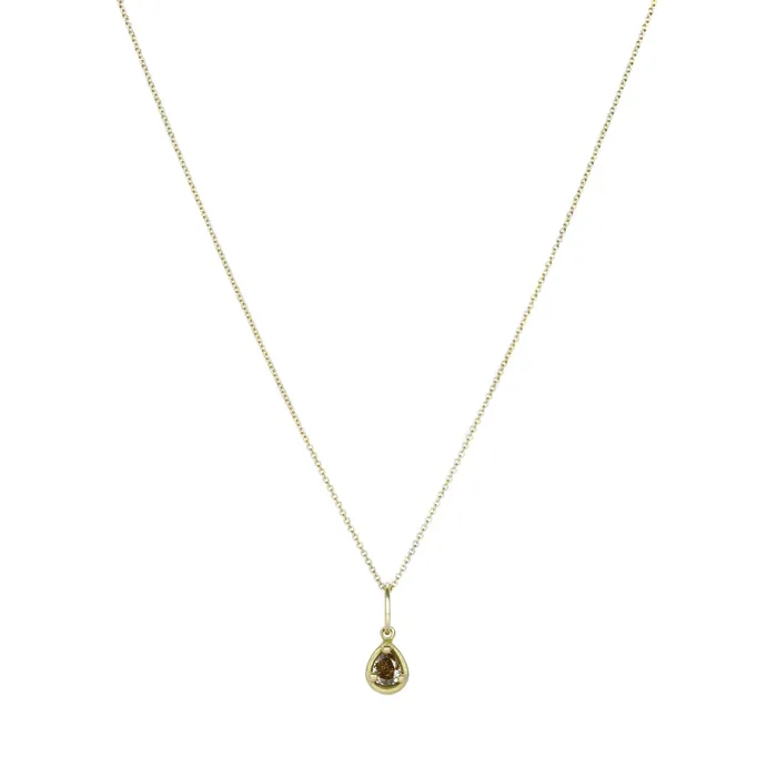 Necklaces Champagne Diamond City Pendant Necklace Marian Maurer
