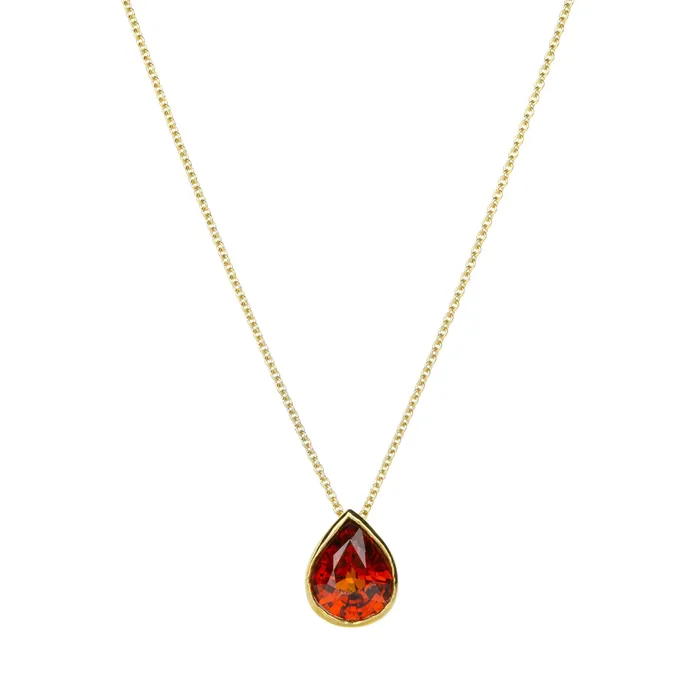 Necklaces Garnet Sacred Seed Necklace Alexis Kletjian