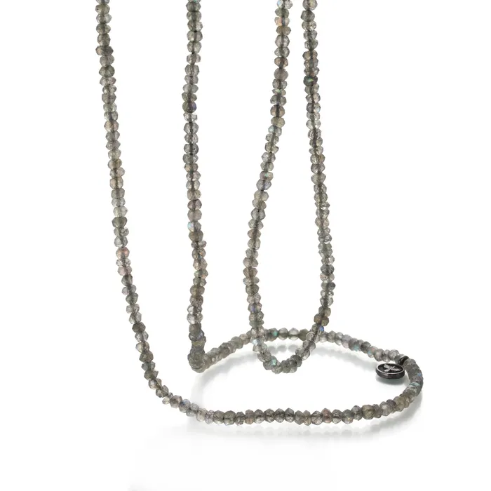 Necklaces Joseph Brooks 3mm Labradorite Beaded Necklace