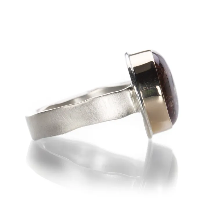 Red Rutilated Quartz Ring Jamie Joseph Rings Red Rutilated Quartz Ring Jamie Joseph Rings