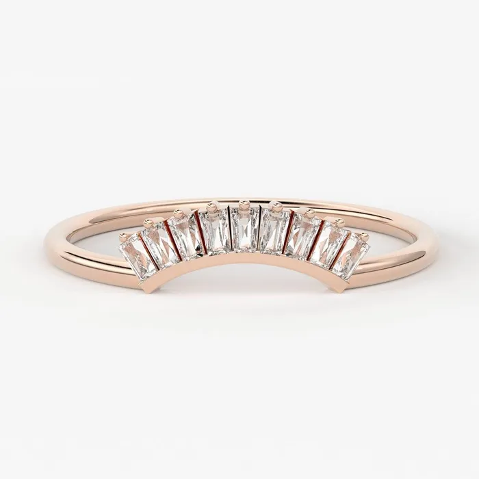 Rings Jalvi Co Baguette Diamond Band in 14k Gold Tapered Baguette Diamond Ring Gold Band White Diamond Ring Baguette Diamond Wedding Band Rings Jalvi Co Baguette Diamond Band in 14k Gold Tapered Baguette Diamond Ring Gold Band White Diamond Ring Baguette Diamond Wedding Band