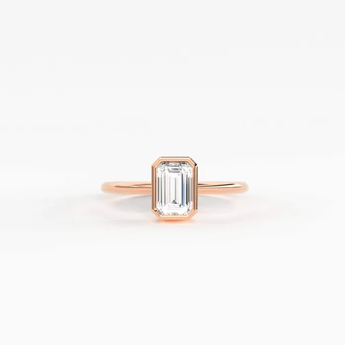 Rings Jalvi Co Emerald Cut Diamond Engagement Ring Bezel Set Ring 075 carat Diamond Ring Diamond Ring Solitaire 18k Solid Gold Cocktail Ring Rings Jalvi Co Emerald Cut Diamond Engagement Ring Bezel Set Ring 075 carat Diamond Ring Diamond Ring Solitaire 18k Solid Gold Cocktail Ring