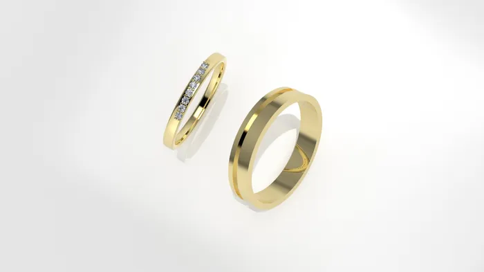 Rings JCM DESIGN JEWELRY 14K Wedding band Rings with 8 MOISSANITE 12mm VS1 each stt prong for men and women