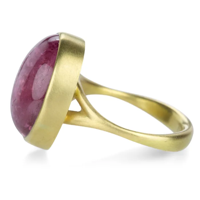 Rings Lola Brooks 18k Oval Pink Tourmaline Ring Rings Lola Brooks 18k Oval Pink Tourmaline Ring
