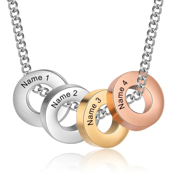 Ashley Jewels Necklaces Custom MixedColor Family Bead Necklace