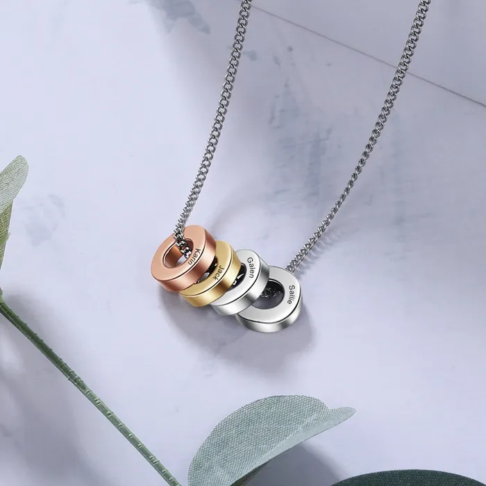 Ashley Jewels Necklaces Custom MixedColor Family Bead Necklace