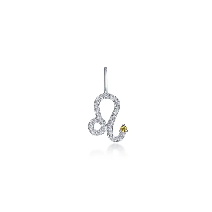 Charm Necklaces Lafonn Leo Zodiac Charm Pendant