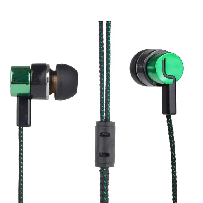 Earrings new Reflective Fiber Cloth Line 35mm Inear Earphone For smart phones sparklingselections