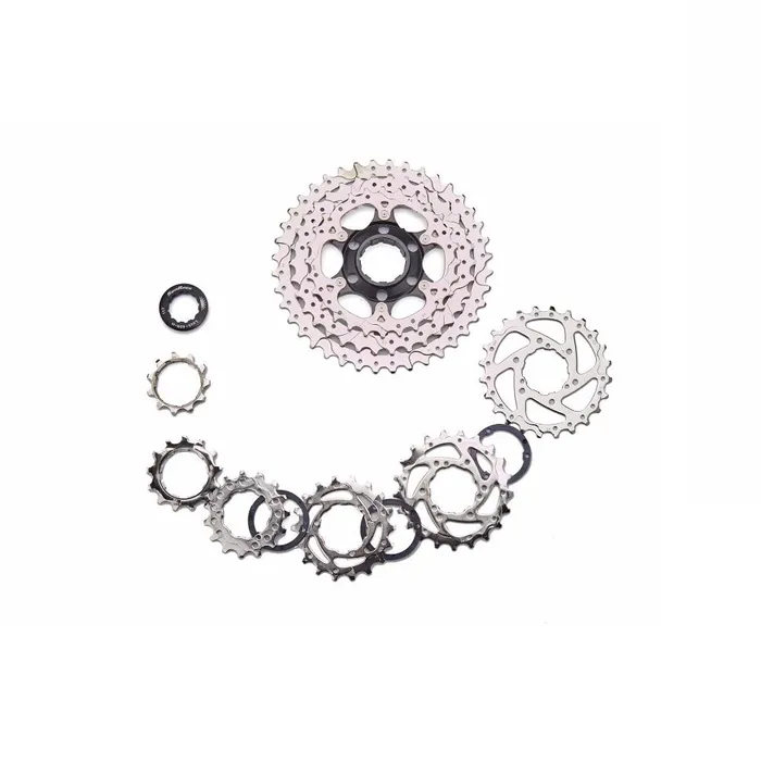 Earrings sparklingselections HiTensile Steel 9speed cassette in Silver Color Cycle Wheel Earrings sparklingselections HiTensile Steel 9speed cassette in Silver Color Cycle Wheel
